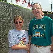 Me and Jim Prombo at The Wall South. Photo courtesy of Bob Steinberg.